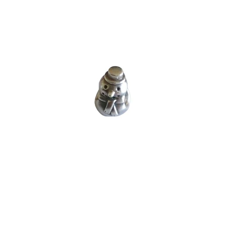 Pandora snowman charm, 925 silver, EUC